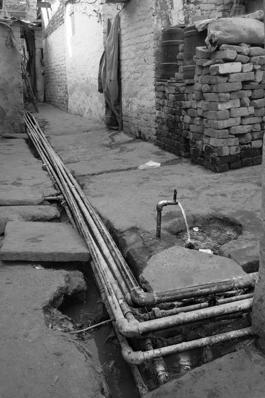 Integrated Solution for Urban Drinking Water Challenges - Piped network bringing water supply to an informal colony in South-East district, National Capital Territory of Delhi